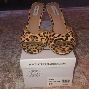Steve Madden leopard Erin sandal